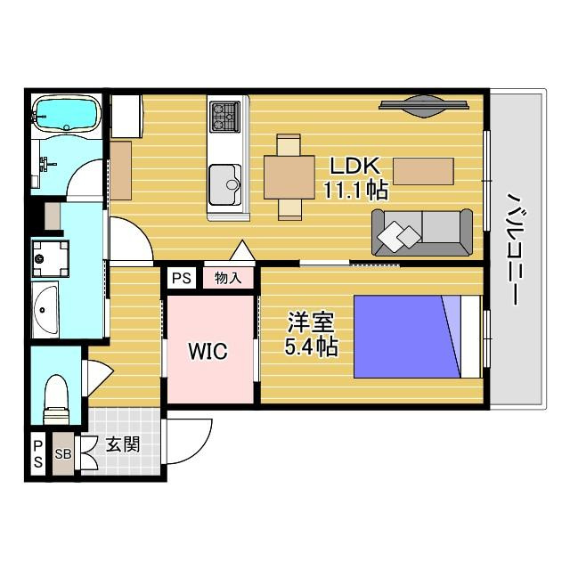シャーメゾン ボーテの間取り