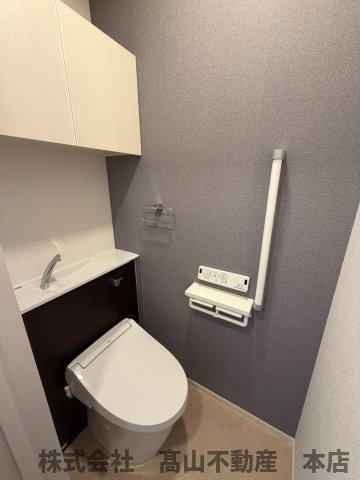 福津市津屋崎５丁目のアパートのトイレ