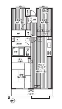 アルタイル平和台の間取り