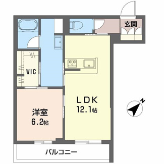 【間取り】 | ラ　シャンブル　クレール | ラ　シャンブル　クレール　２０３号室
