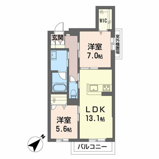 【間取り】 | ラ　シャンブル　クレール | ラ　シャンブル　クレール　３０１号室