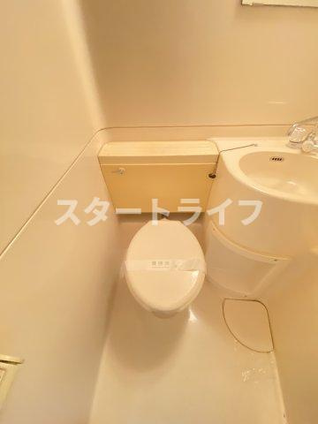 大阪市東淀川区東中島１丁目の賃貸マンションのトイレ