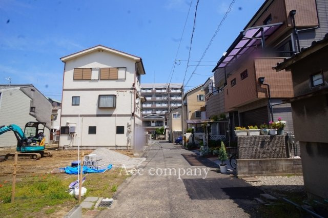 【前面道路含む現地写真】 | 平野区西脇1丁目 | 【前面道路：幅員約4ｍ】