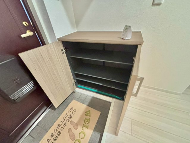 山田コーポの玄関