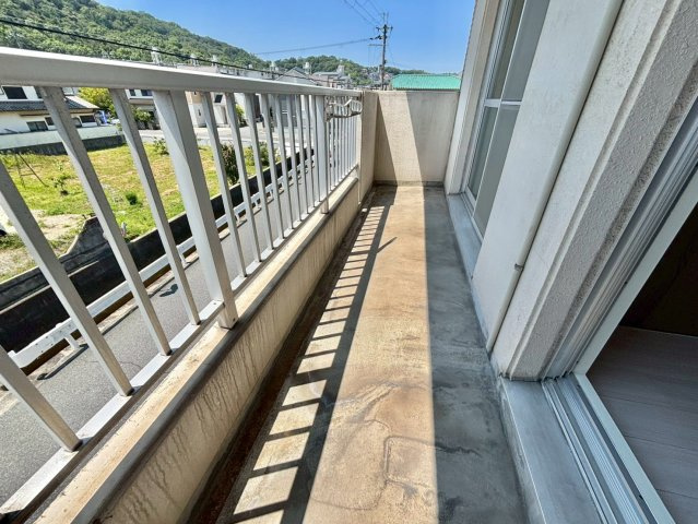 山田コーポのバルコニー
