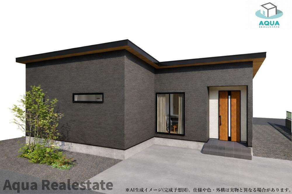 綾歌郡宇多津町岩屋の新築一戸建の外観パース|外観パースです