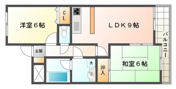 グリーンパレス塩屋の間取り