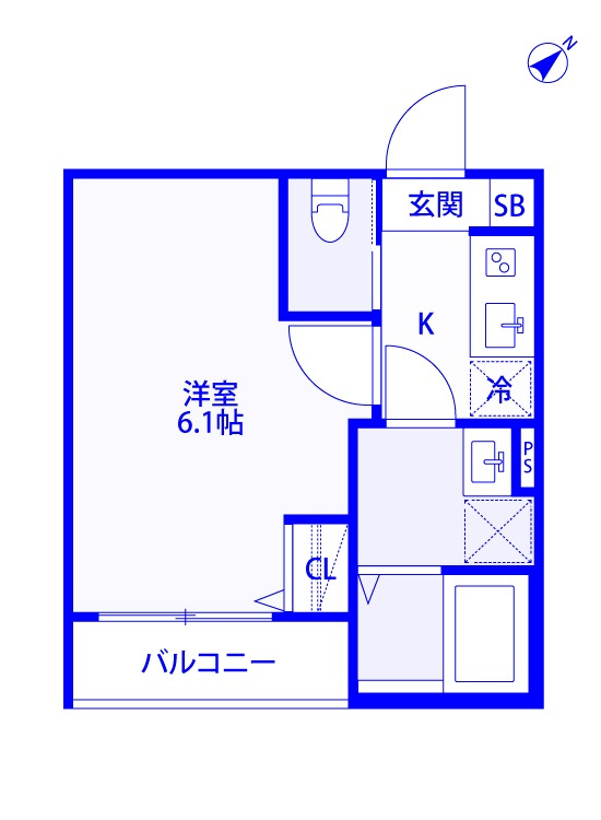 robot home 愛宕町Bの間取り