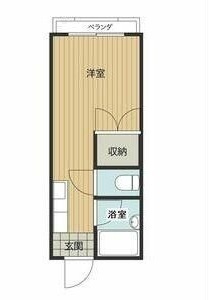 第２中村マンションの間取り|間取りです。