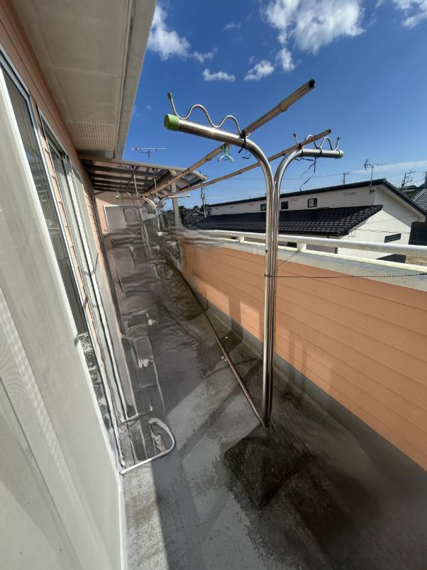 北茨城市中郷町足洗　中古戸建のバルコニー