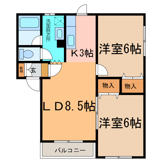 プリオール126の間取り