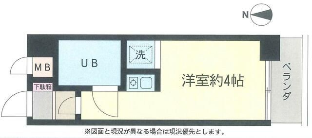 エアフォルク綱島の間取り