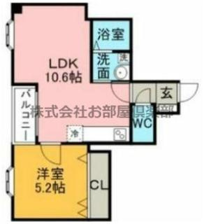 グランデージ中央町の間取り