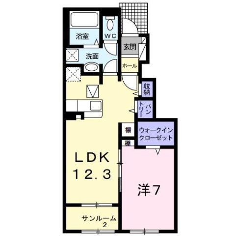 カームの間取り