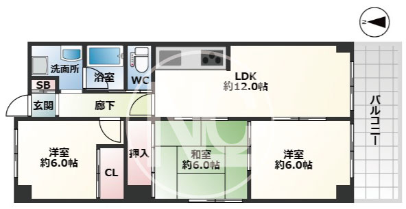 【間取り】 | Uresidence緑地公園