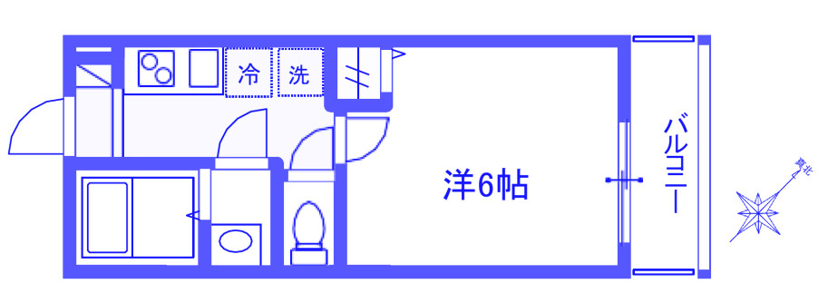MELDIA岩槻Ⅲの間取り