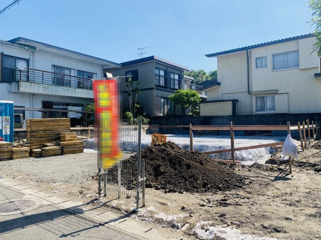 西坂元町　新築戸建ての外観