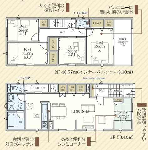 古賀市天神第9の間取り