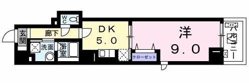 ミッド　ヴィラ　レジデンスの間取り
