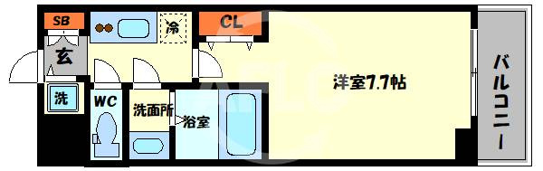 サムティ夕凪LUKSUSの間取り|サムティ夕凪LUKSUS　間取り