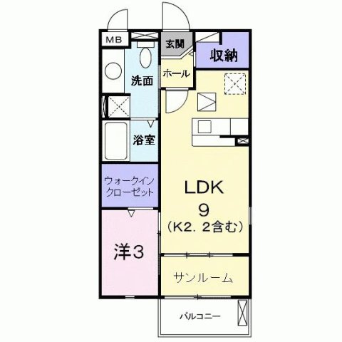 ラ・プリマベーラ越谷Ⅱの間取り