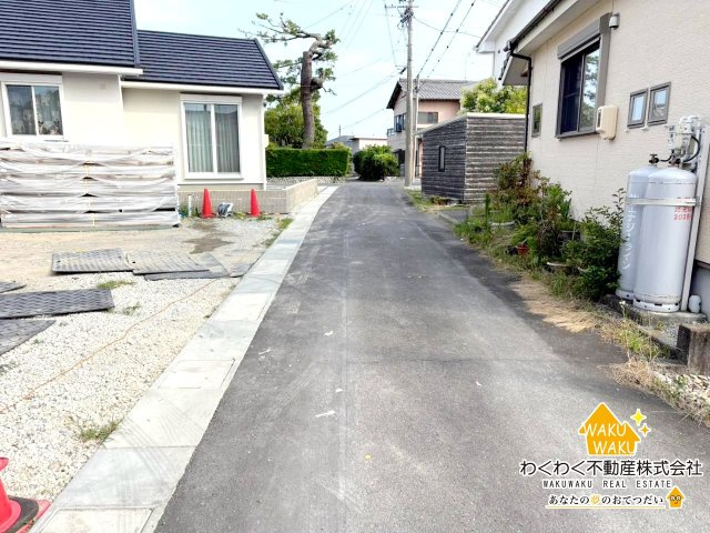 島田市井口　新築住宅の前面道路含む現地写真|【限定1棟】2026年7月下旬撮影