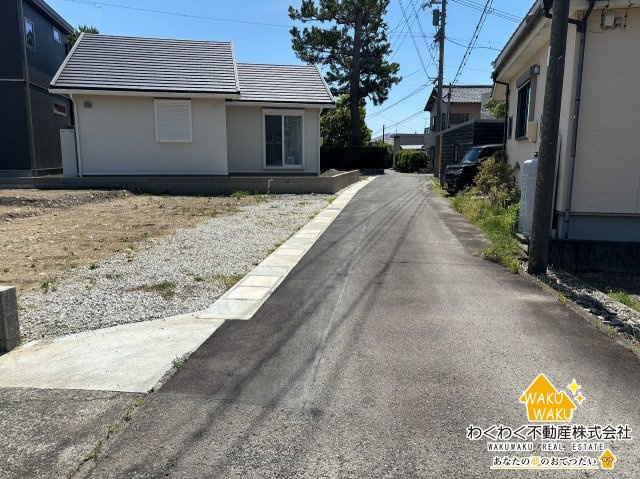 島田市井口　新築住宅の前面道路含む現地写真|【限定1棟】2026年5月上旬撮影