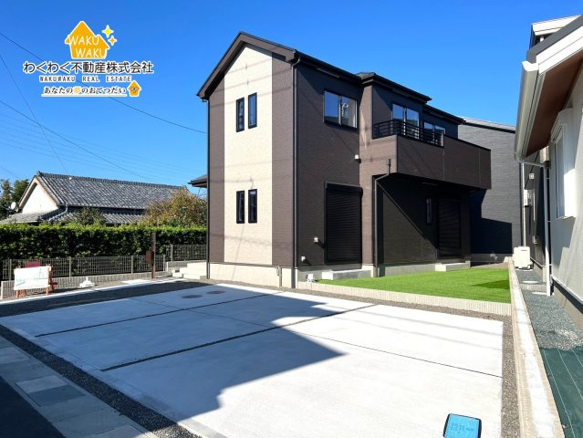 島田市井口　新築住宅の前面道路含む現地写真|【限定1棟】2026年10月9日撮影
