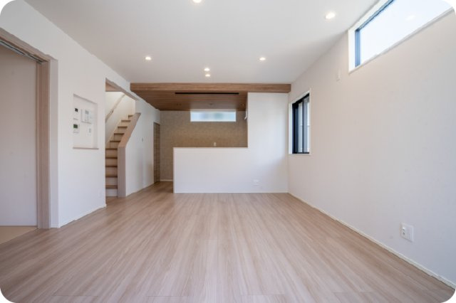 月輪7号地　新築戸建の居間・リビング