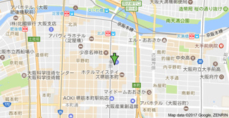 【地図】 | プレサンスタワー北浜