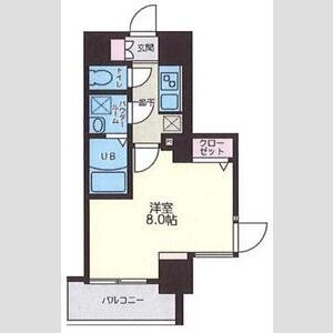 S-RESIDENCE西長堀の間取り