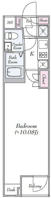 ビバリーホームズ常盤台Ⅲの間取り|間取りです。