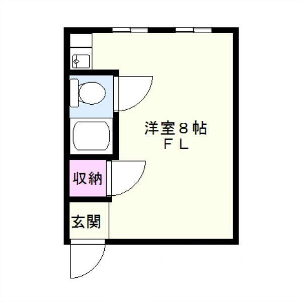 コーポ富士の間取り|間取りです。