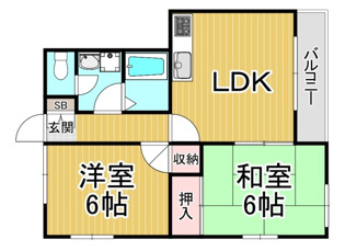 コンフォート西夙川の間取り