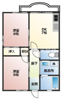 【間取り】 | MGM NAKANOSHIMA　A棟
