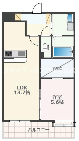 Clowdio熊本南の間取り