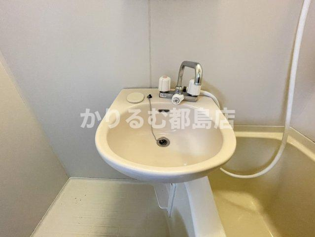 第一下前マンションの洗面所