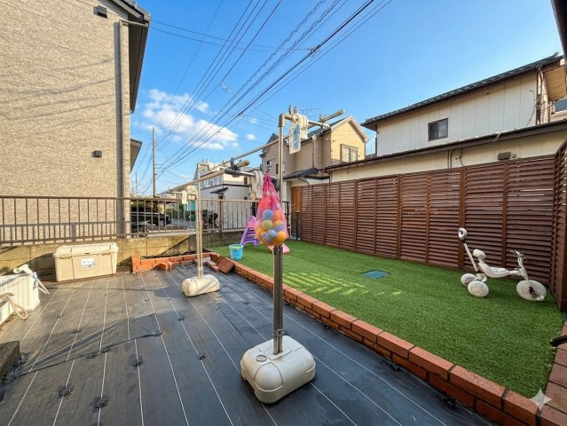 柏市みどり台　中古戸建　平成7年築　の庭