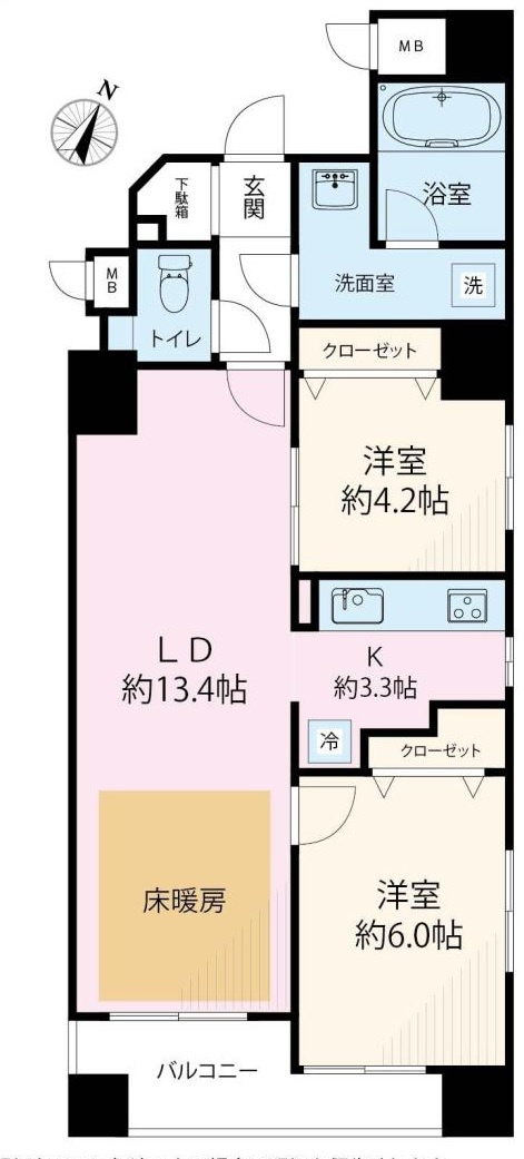 メゾンド日本橋久松町の間取り