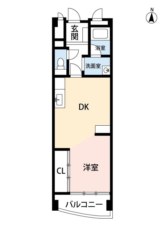 マンション塚口の間取り
