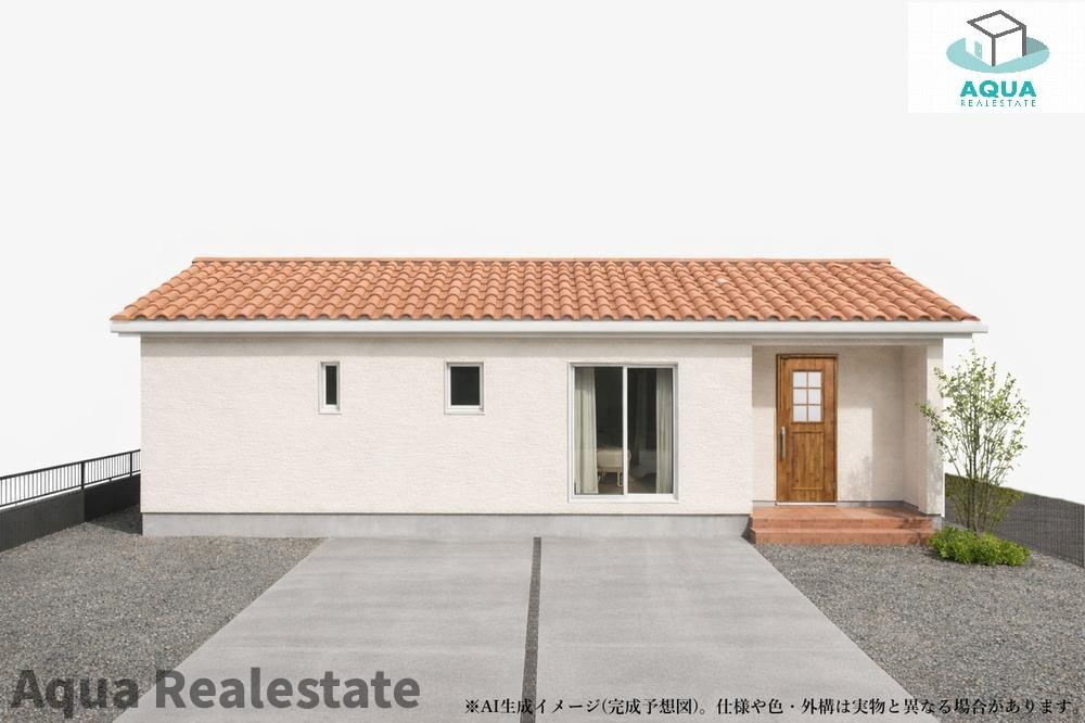 綾歌郡宇多津町岩屋の新築一戸建の外観パース|外観パースです