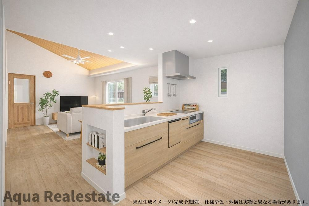 綾歌郡宇多津町岩屋の新築一戸建のキッチン|きれいなキッチンです