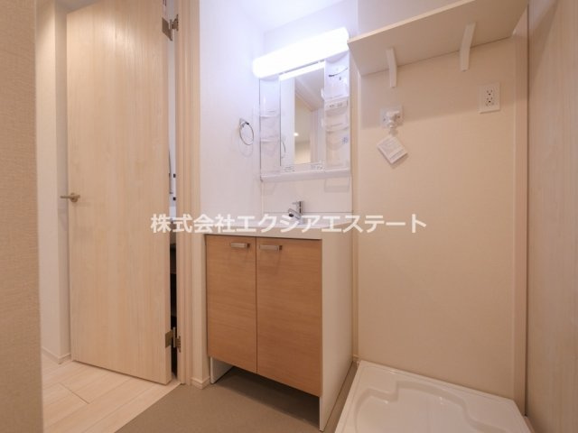 ハーモニーテラス墨江Ⅱの独立洗面台