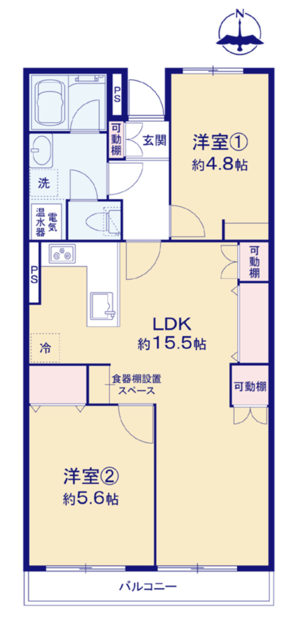 ニックハイム南流山の間取り