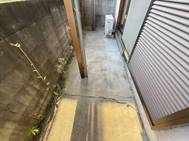 氷室団地（山冨）のバルコニー