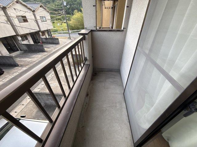 氷室団地（山冨）のバルコニー