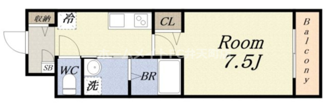 【間取り】 | アーバンコート伝法