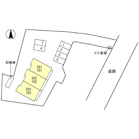 Flora Lily(フローラリリー) の区画図