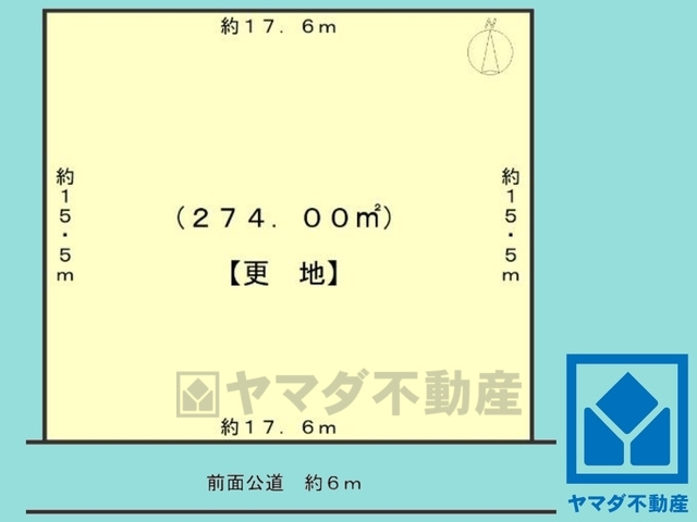 西宮市名塩さくら台1丁目の土地図