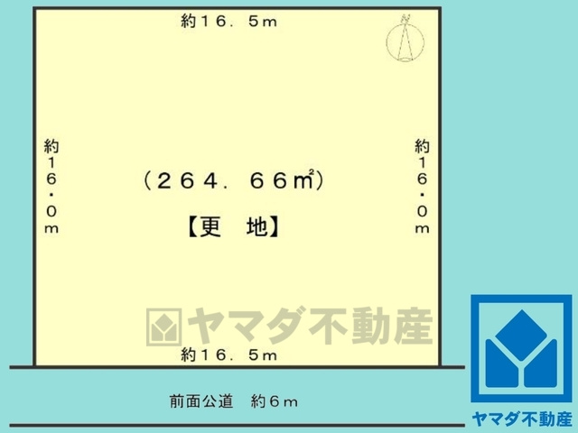 西宮市名塩さくら台1丁目の土地図